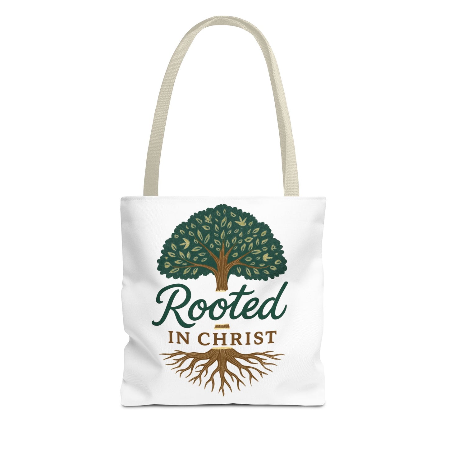 Rooted in Christ Tote Bag - Inspirational Gift for Faith Lovers, Christian Tote, Eco-Friendly Carryall, Stylish Church Accessory, [...]
