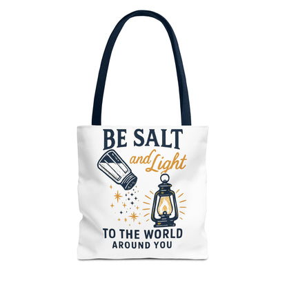 "Be Salt and Light" - Inspirational Tote Bag- Eco-Friendly Canvas, Perfect Gift for Graduations, Birthdays, or Everyday Use
