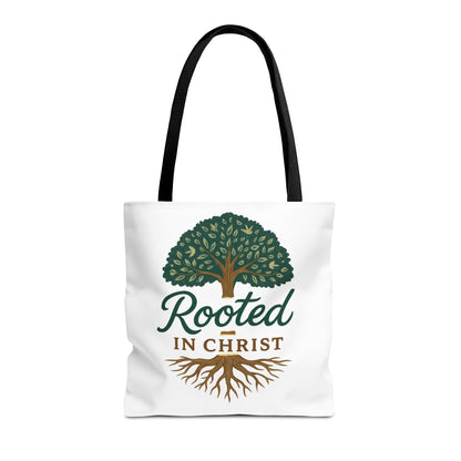 Rooted in Christ Tote Bag - Inspirational Gift for Faith Lovers, Christian Tote, Eco-Friendly Carryall, Stylish Church Accessory, [...]