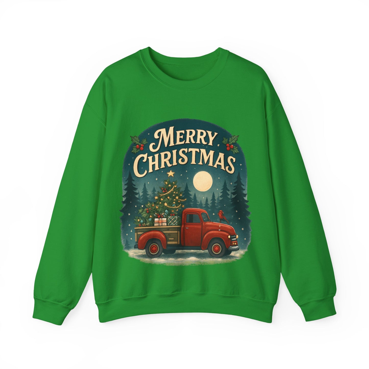 Merry Christmas Truck Sweatshirt