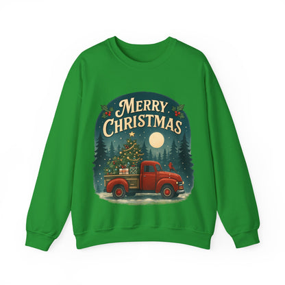 Merry Christmas Truck Sweatshirt