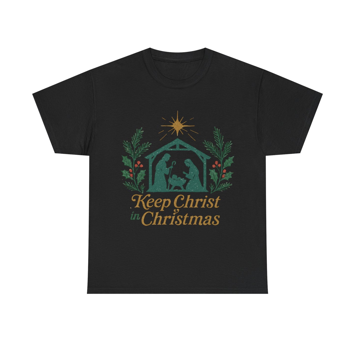 Keep Christ in Christmas Unisex Heavy Cotton Tee