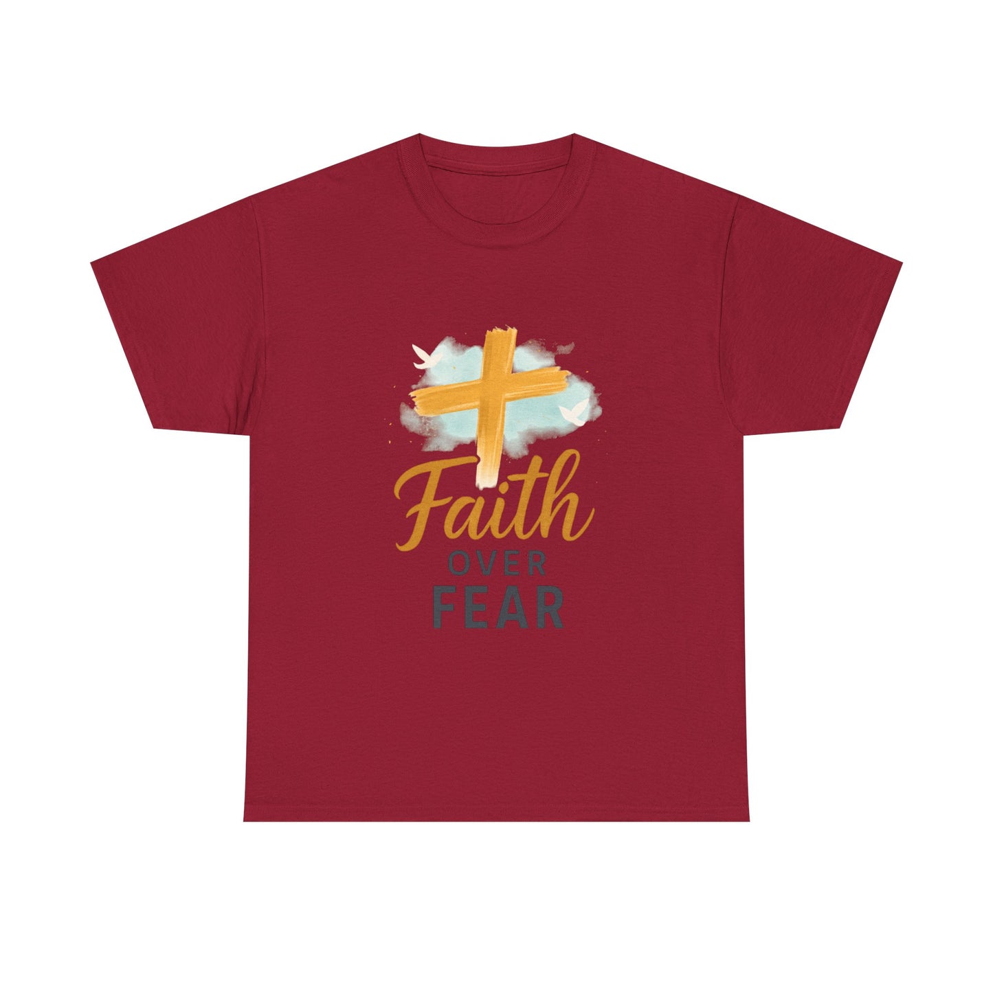 Faith Over Fear Unisex Heavy Cotton Tee