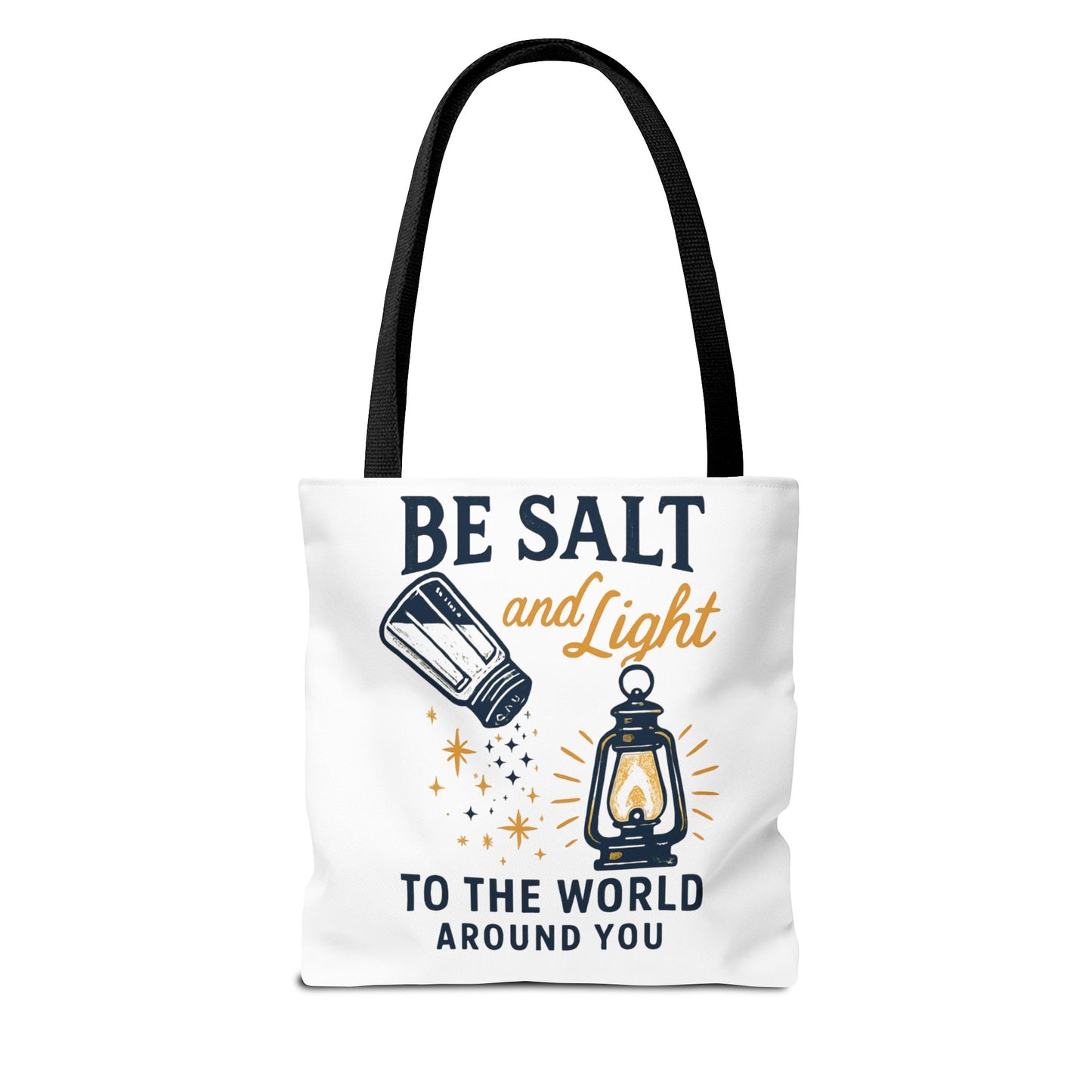 "Be Salt and Light" - Inspirational Tote Bag- Eco-Friendly Canvas, Perfect Gift for Graduations, Birthdays, or Everyday Use