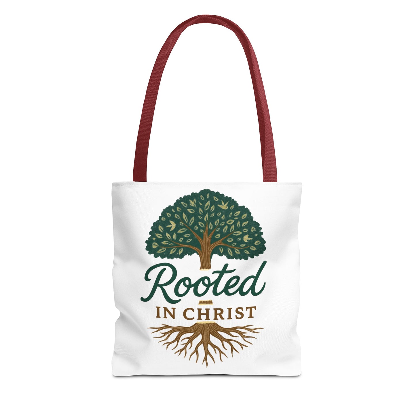 Rooted in Christ Tote Bag - Inspirational Gift for Faith Lovers, Christian Tote, Eco-Friendly Carryall, Stylish Church Accessory, [...]