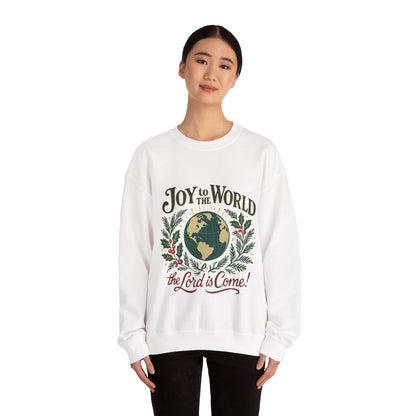 "Joy to the World, the Lord is Come" - Unisex Heavy Blend™ Crewneck Sweatshirt