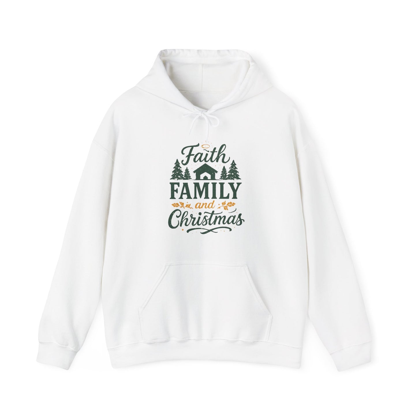 Faith, Family, and Christmas Hoodie