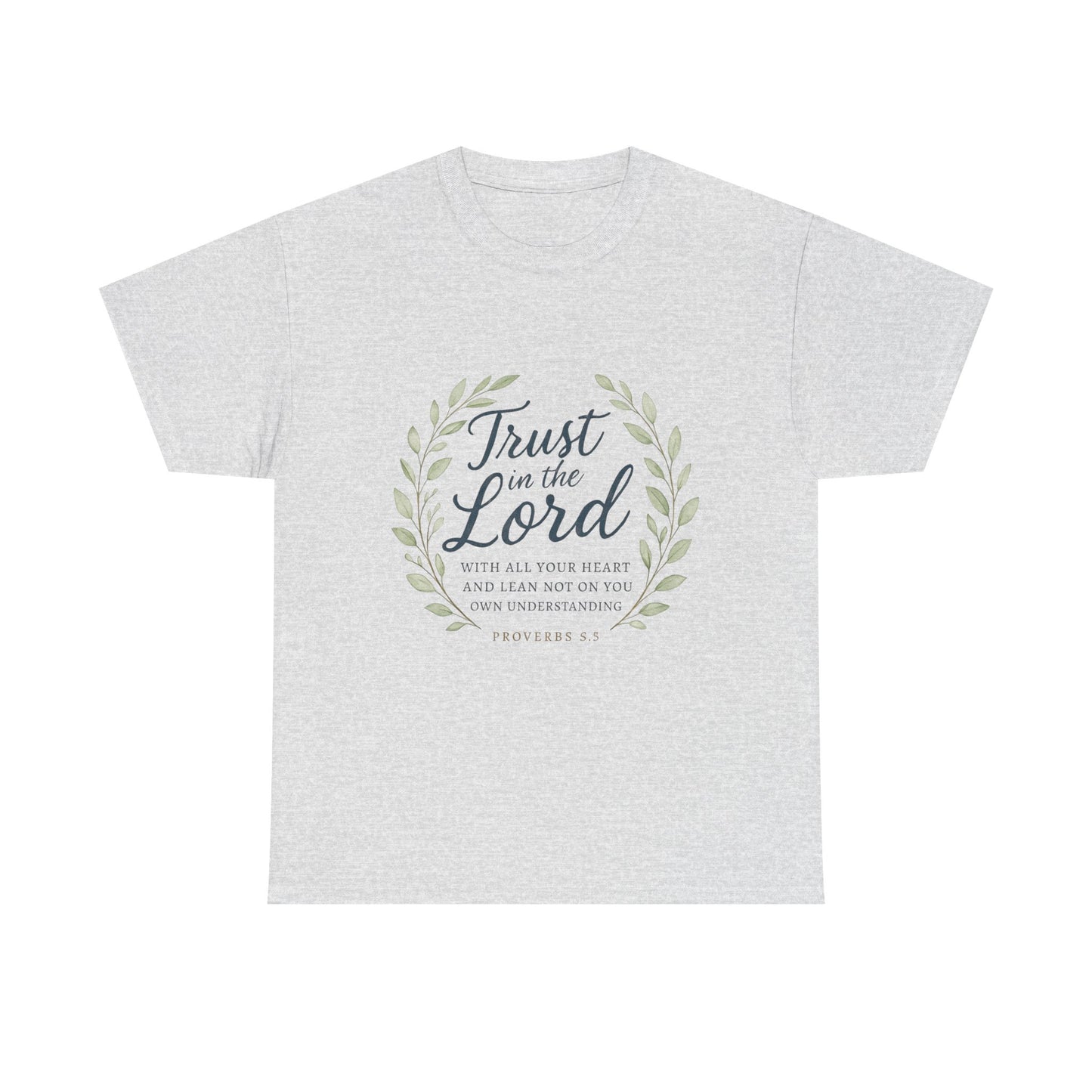 " Trust in the Lord" - Faith-Inspired Unisex Tee - Comfortable Cotton Shirt, Everyday Wear