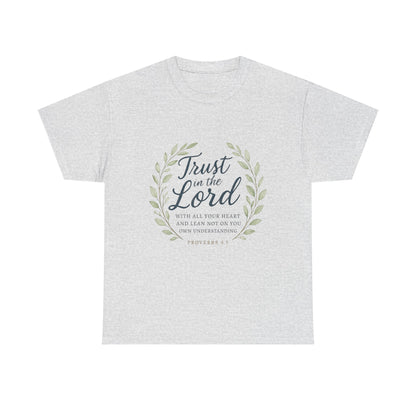 " Trust in the Lord" - Faith-Inspired Unisex Tee - Comfortable Cotton Shirt, Everyday Wear