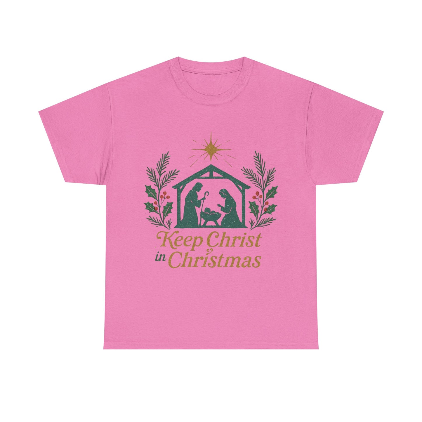 Keep Christ in Christmas Unisex Heavy Cotton Tee
