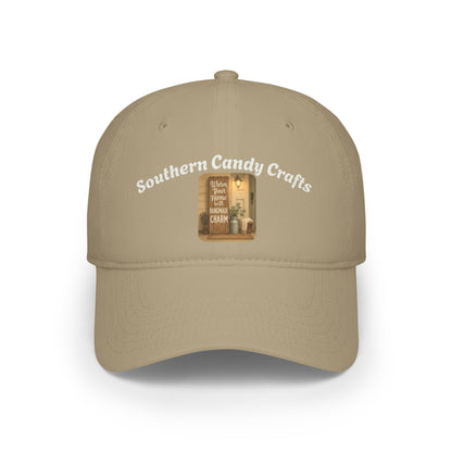 Southern Candy Crafts Low Profile Baseball Cap, Casual Hat, Gift for Candy Lovers, Everyday Style, Outdoor Accessory