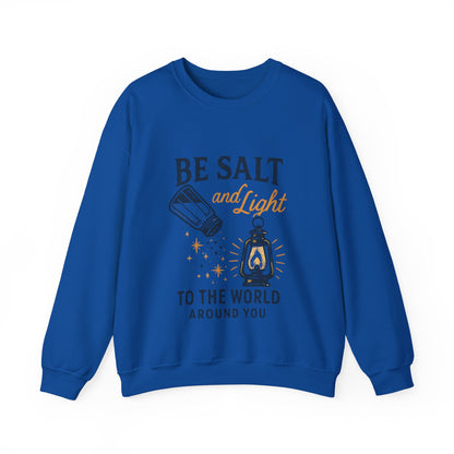 "Be Salt and Light to the World" - Unisex Heavy Blend™ Crewneck Sweatshirt