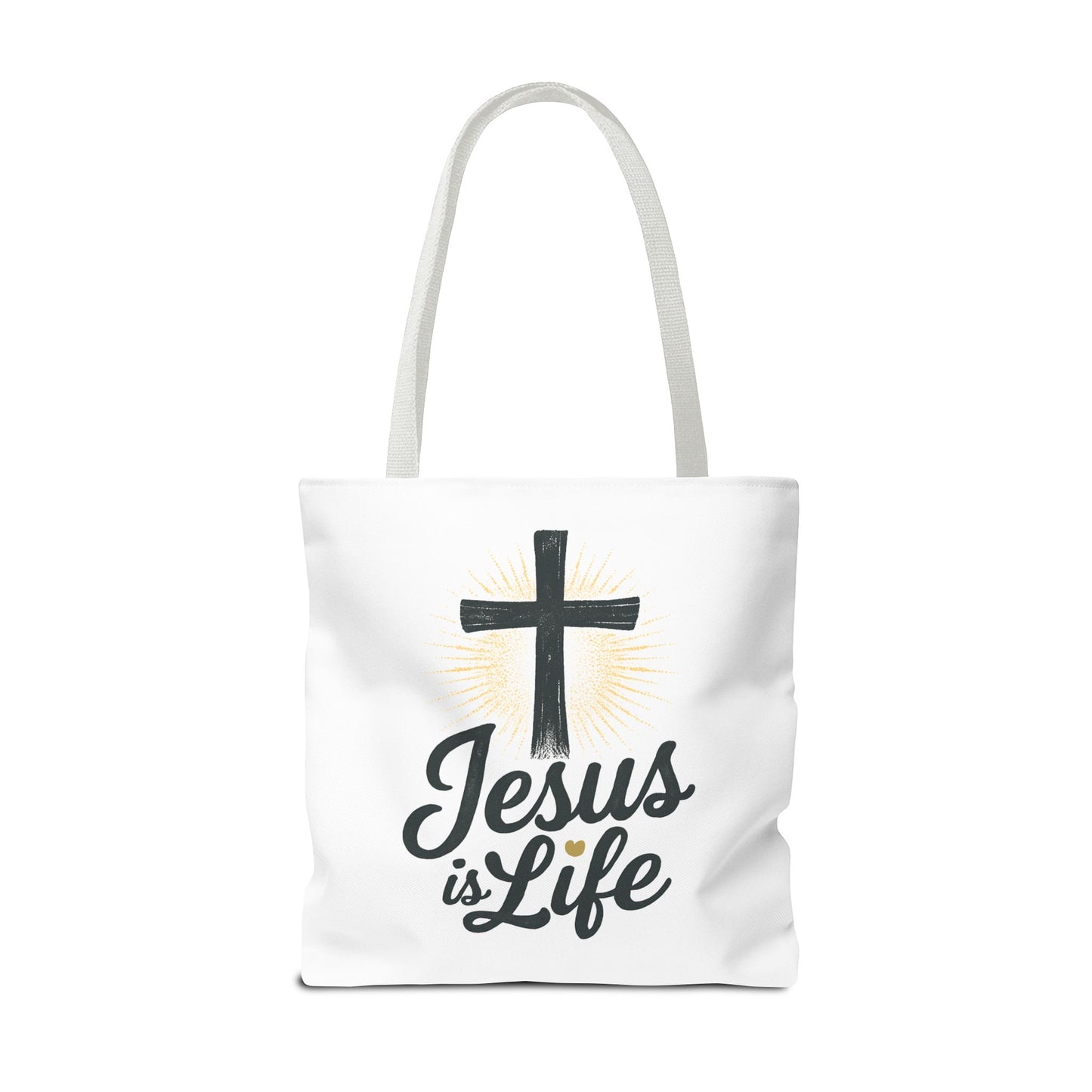 Inspirational Jesus Tote Bag - Faith-Based Carry All