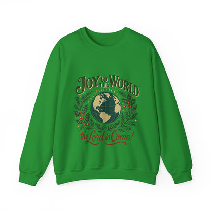 "Joy to the World, the Lord is Come" - Unisex Heavy Blend™ Crewneck Sweatshirt