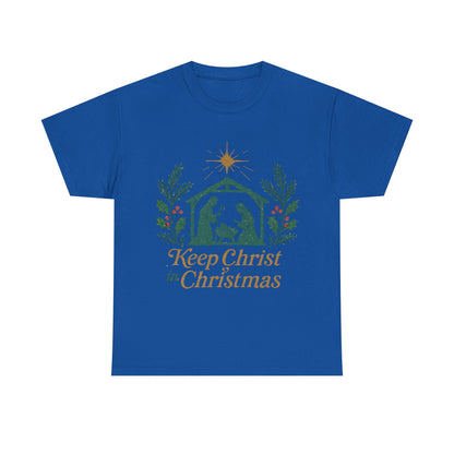 Keep Christ in Christmas Unisex Heavy Cotton Tee