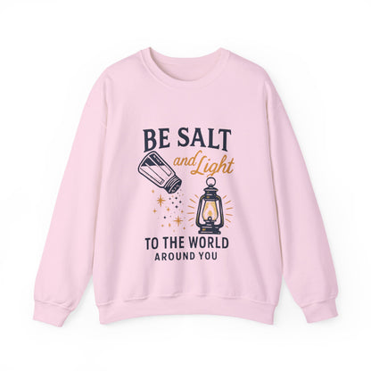 "Be Salt and Light to the World" - Unisex Heavy Blend™ Crewneck Sweatshirt