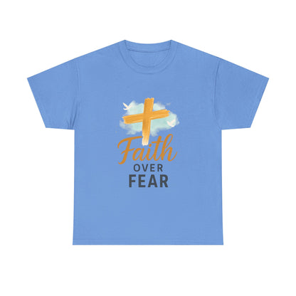 Faith Over Fear Unisex Heavy Cotton Tee