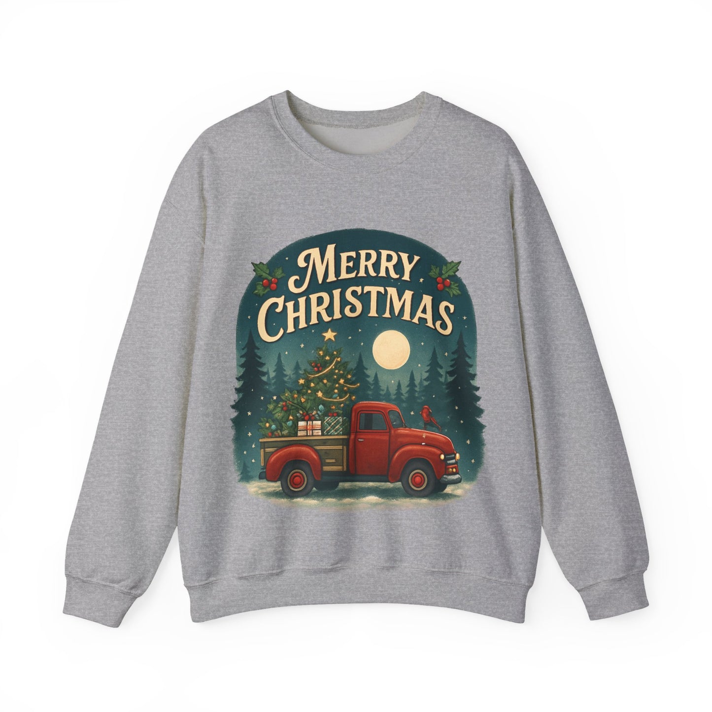Merry Christmas Truck Sweatshirt