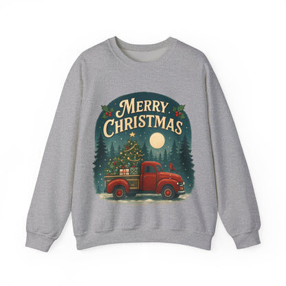 Merry Christmas Truck Sweatshirt