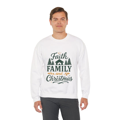 Faith Family Christmas Sweatshirt