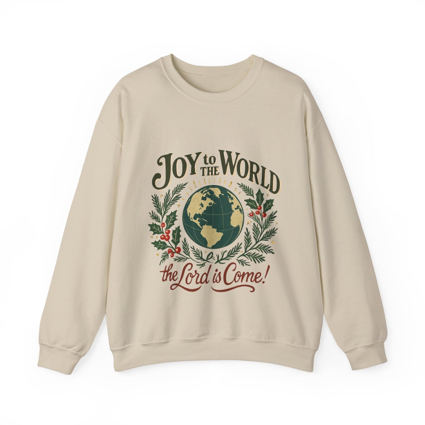 "Joy to the World, the Lord is Come" - Unisex Heavy Blend™ Crewneck Sweatshirt