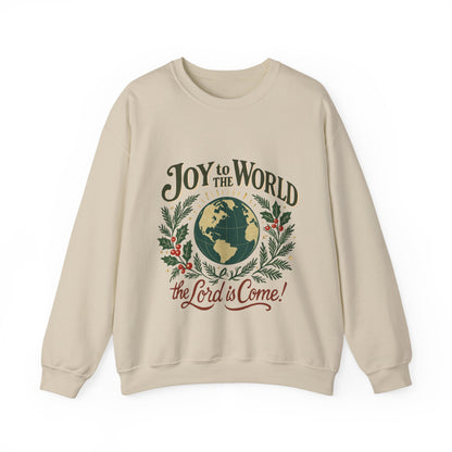 "Joy to the World, the Lord is Come" - Unisex Heavy Blend™ Crewneck Sweatshirt