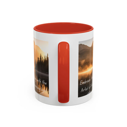 Embrace the Day with the Artist of the Morning Light - Coffee Mug