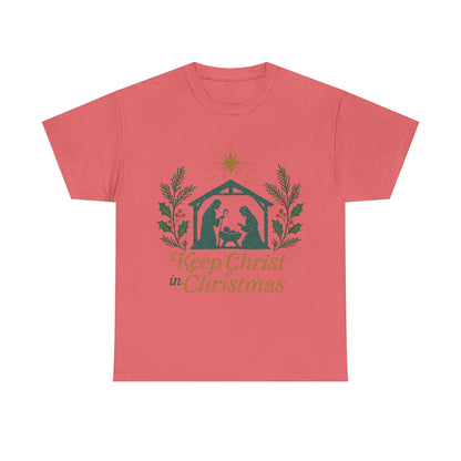 Keep Christ in Christmas Unisex Heavy Cotton Tee